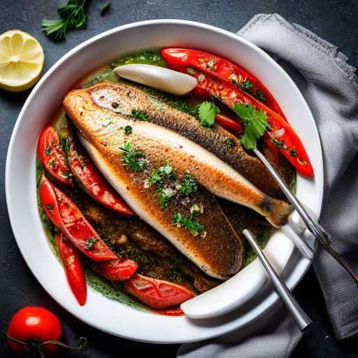 Spicy Pan-Fried Trout with Garlic and Parsley