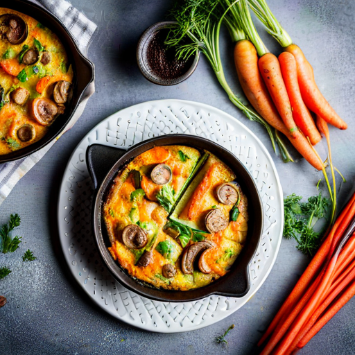 Carrot and Mushroom Frittata