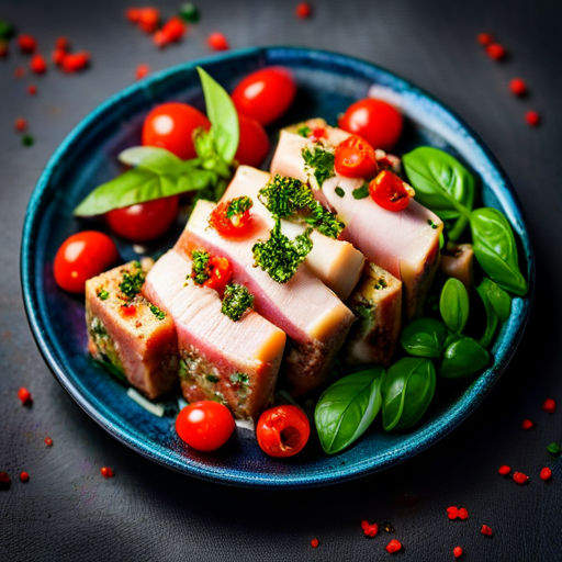 Garlic Tuna with Herbs