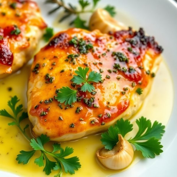 Garlic Herb Butter Chicken Breast