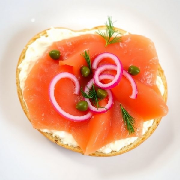 Classic Bagels with Smoked Salmon and Cream Cheese