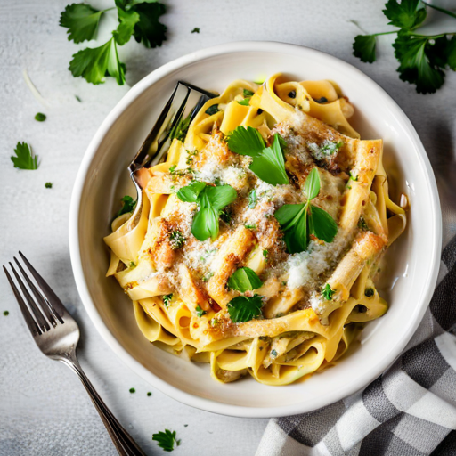 Creamy Baked Fettuccine Alfredo