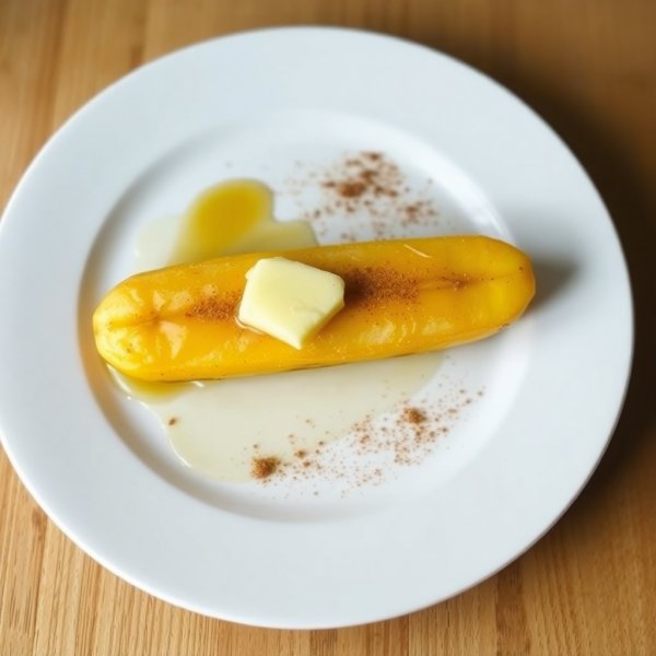 Caramelized Banana with Honey and Cinnamon