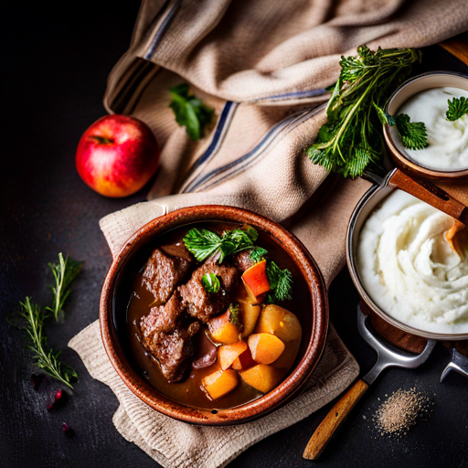 Beef Stew with Apples and Chocolate