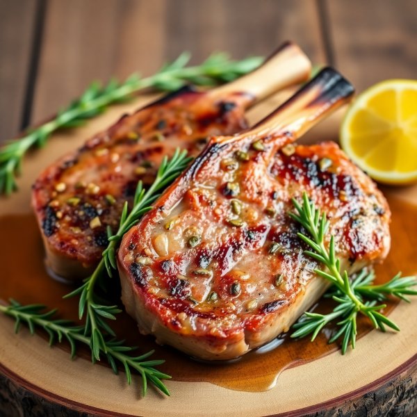 Garlic and Rosemary Lamb Chops