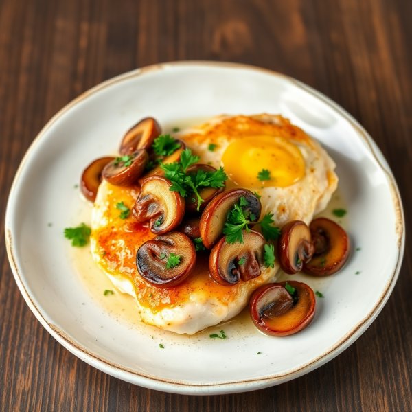 Garlic Butter Mushroom Chicken