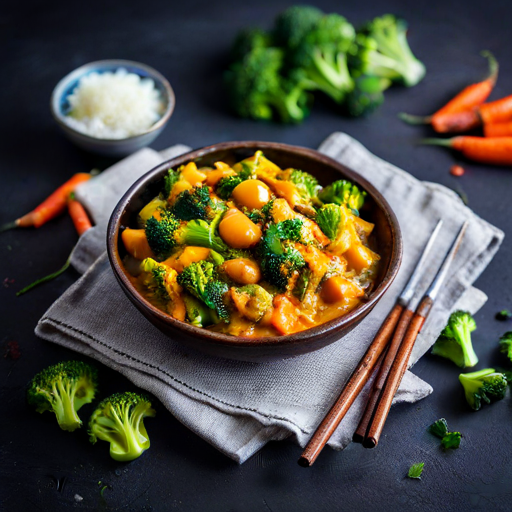 Indian Egg Broccoli Curry