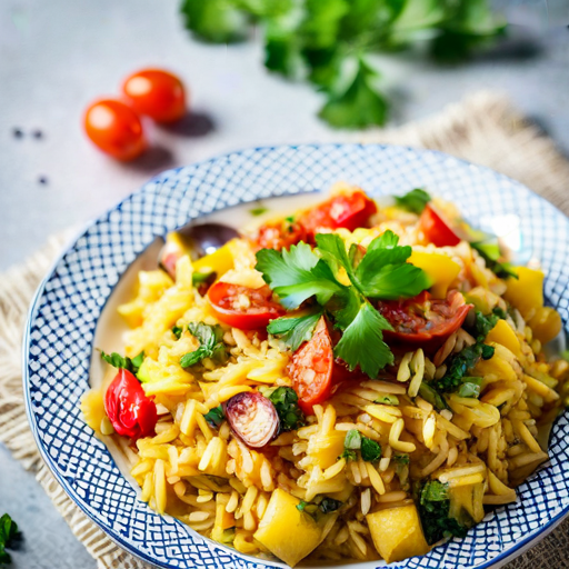 Tomato Onion Indian Healthy Rice