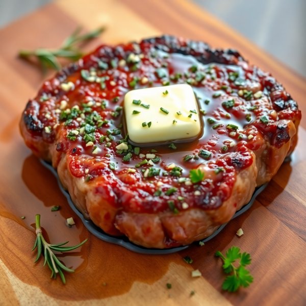 Garlic Herb Butter Beef Steak