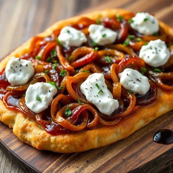 Caramelized Onion and Goat Cheese Tart