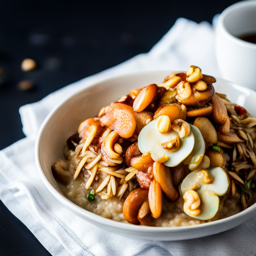 Honey Cashew Oatmeal