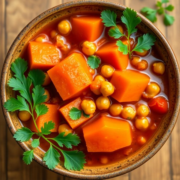 Spiced Pumpkin and Chickpea Stew