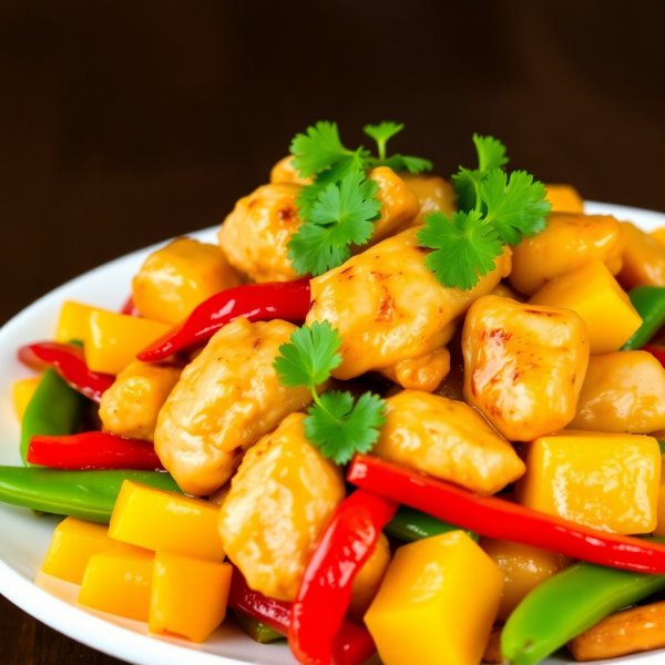 Mango Chicken Stir-Fry