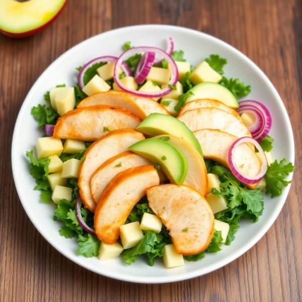 Apple Avocado Chicken Salad