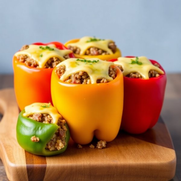 Air Fryer Stuffed Bell Peppers