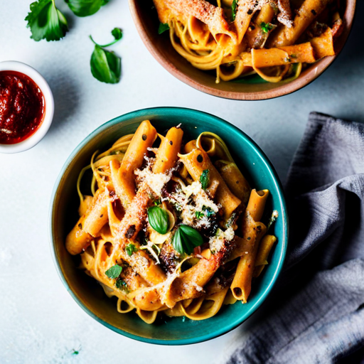 Cheesy Vegan Garlic Pasta