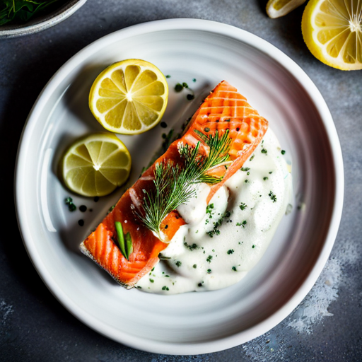 Smoked Salmon with a Dill Aioli