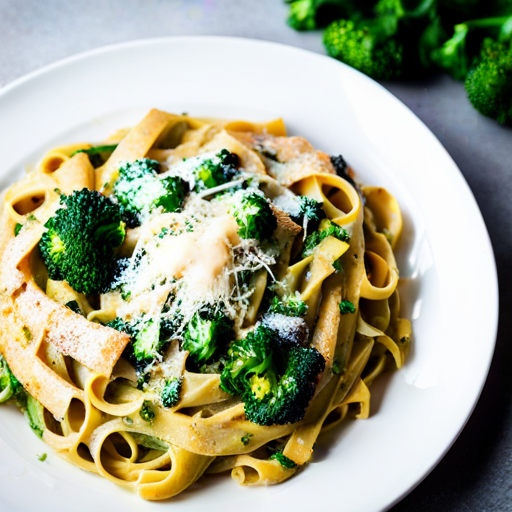 Creamy Broccoli Fettuccine