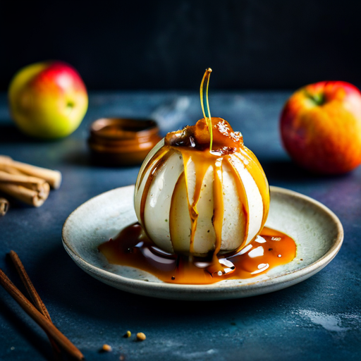 Caramelized Honey Apple with Candied Ginger