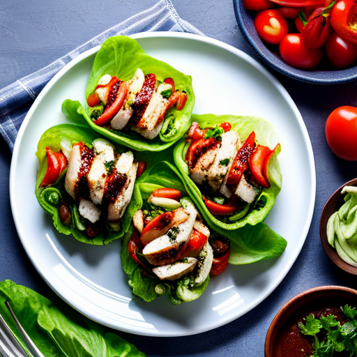 Lettuce Wraps with Chicken