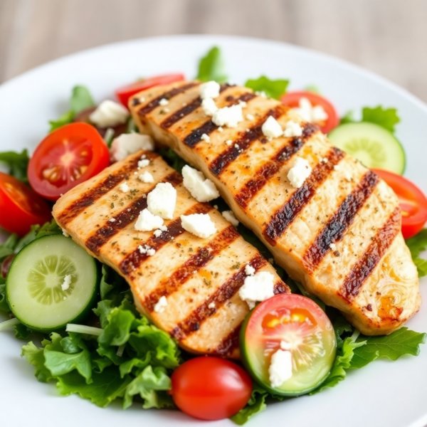High-Protein Grilled Chicken Salad