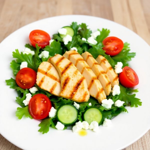 High-Protein Grilled Chicken Salad