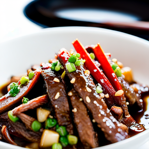 Stir-Fried Beef with Ginger and Soy Sauce