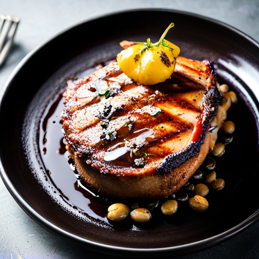 Coffee-Crusted Pork Chop