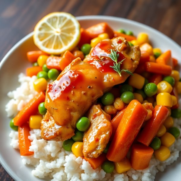15-Minute Garlic Lemon Chicken Stir-Fry