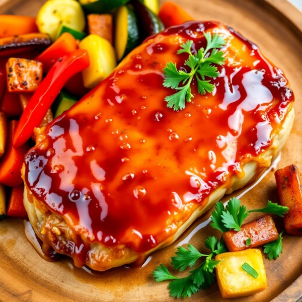 Honey Garlic Glazed Pork Chop