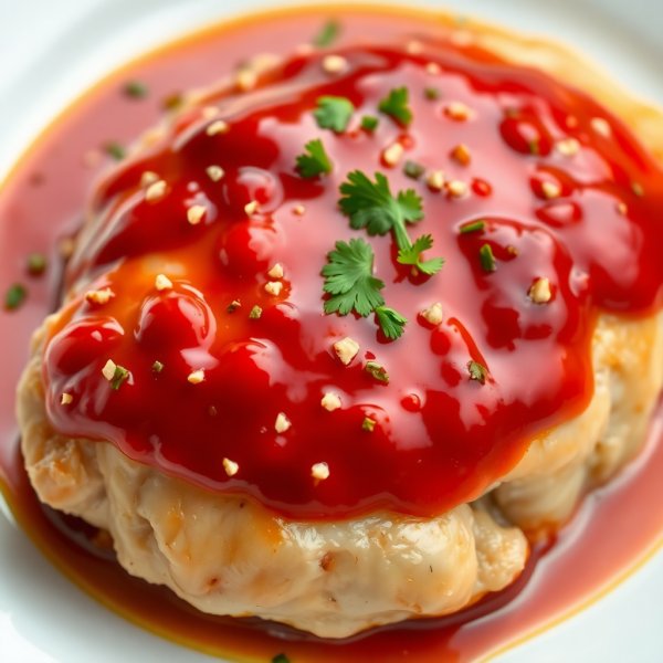Sweet and Tangy Ketchup Glazed Chicken