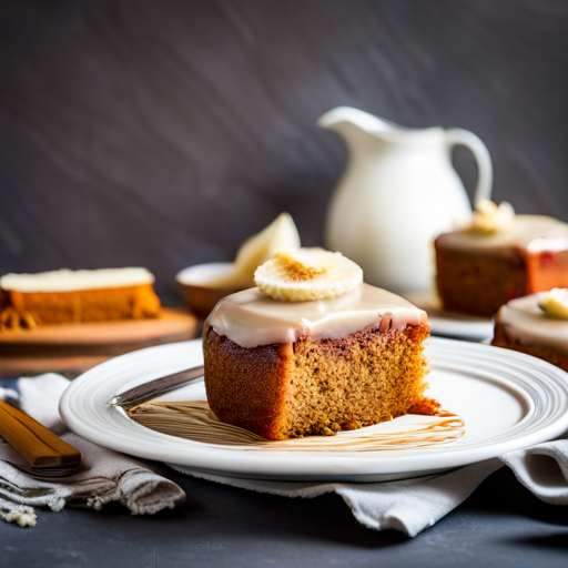 Banana Oatmeal Butter Cake