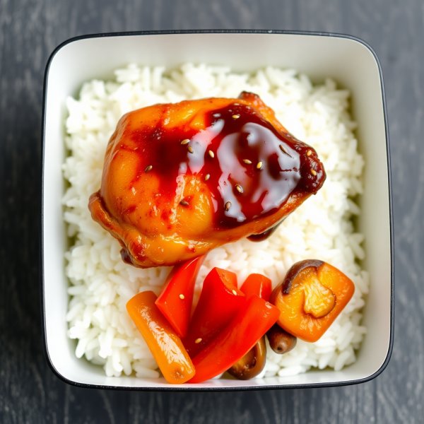 Chicken Teriyaki Bento for One