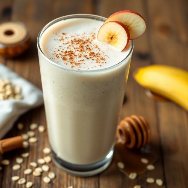 Apple Banana Oatmeal Smoothie