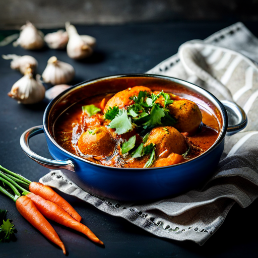 Indian Egg Curry with Carrots