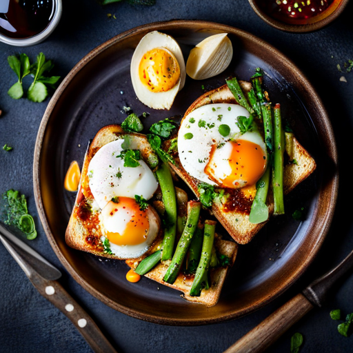 Soy Sauce Fried Egg Toast 