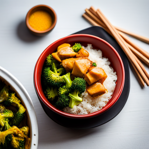 Low-Carb Chicken Curry with Broccoli and Rice