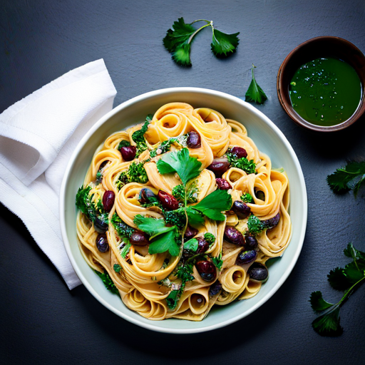 Vegan Olive Pasta