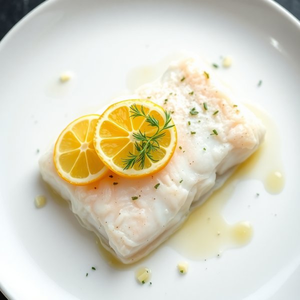 Lemony Steamed Cod for Gout-Friendly Eating