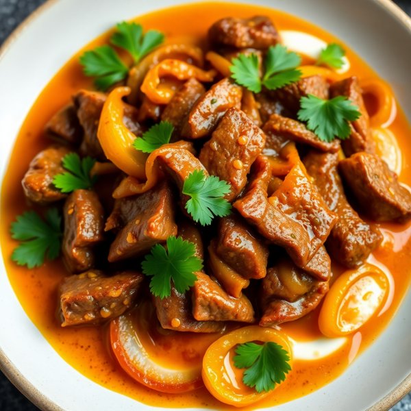 Spiced Beef Curry Stir-Fry