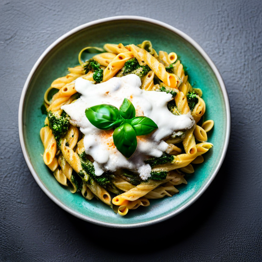 Creamy Yogurt Pesto Pasta