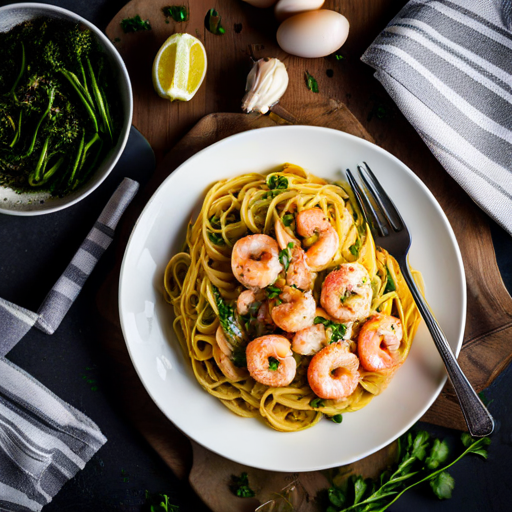 Shrimp Butter Pasta