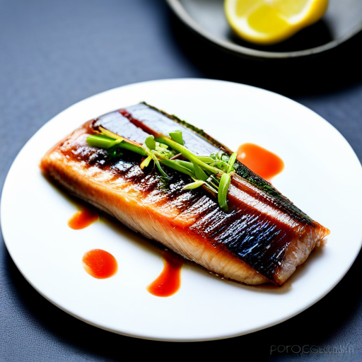 Asian-Style Grilled Mackerel