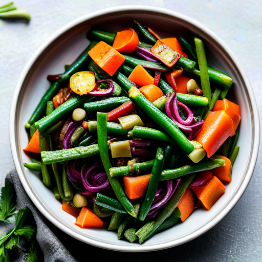 Carrot-Vegetable Stir Fry