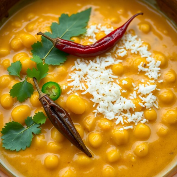 Spiced Chana Dhal Coconut Curry
