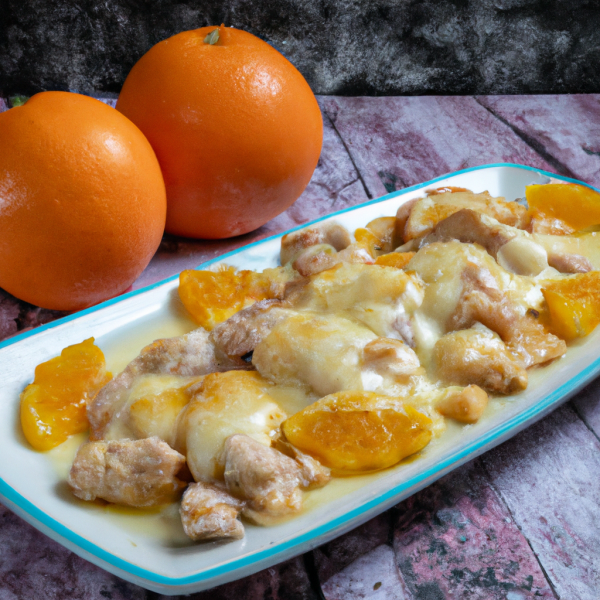 Cheesy Orange Chicken