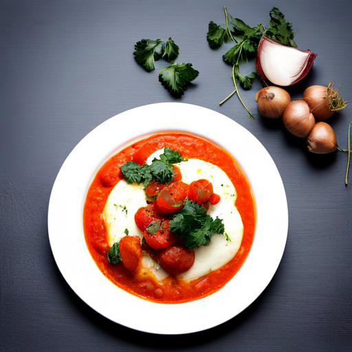 Cheesy Onion Tomato Curry