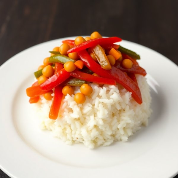Hearty Chickpea and Vegetable Stir-Fry