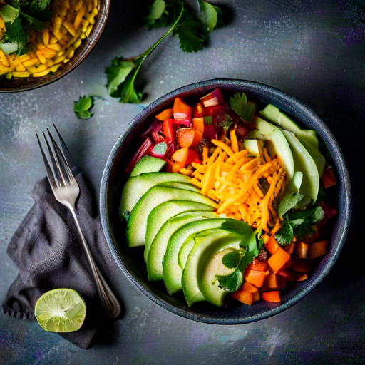 Avocado, Carrot and Corn Salad