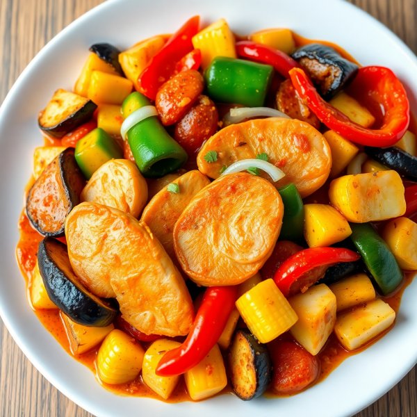 Spicy Chicken and Vegetable Stir-Fry